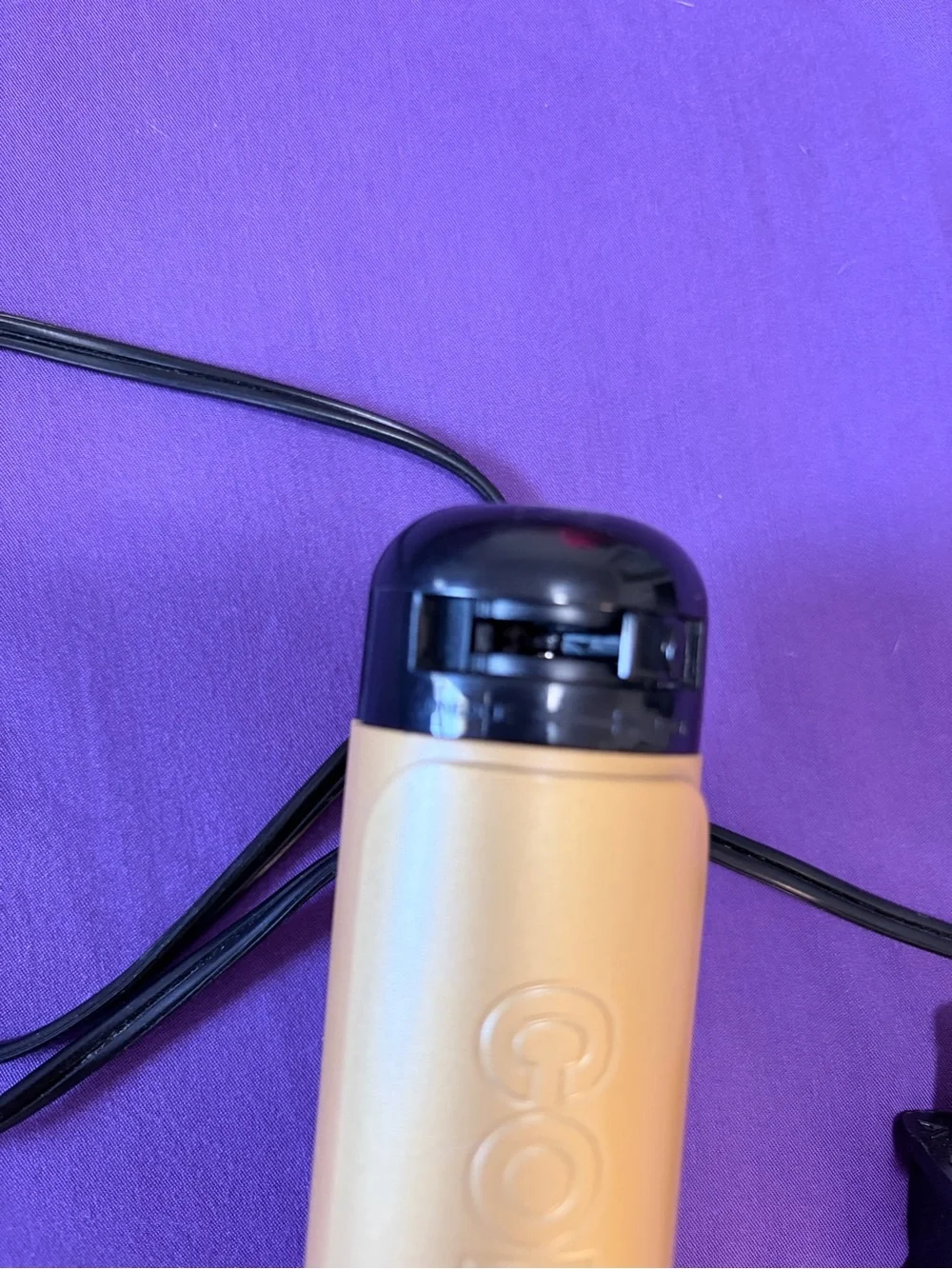 Conair 2 in 1 Gold and Black Curling Iron straightener